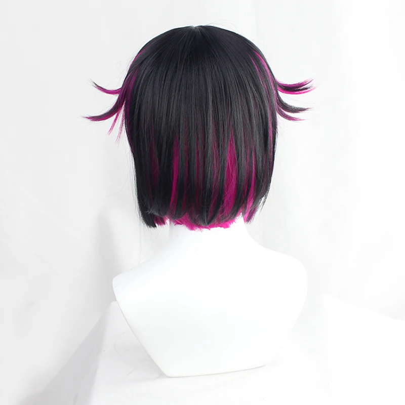 Крученая Страна Чудес Лилия ванрум черно фиолетовая Смешанная короткая косплей