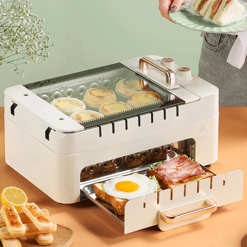 3 в 1 Электрический Барбекю гриль для шаурмы машины 1000W автоматический