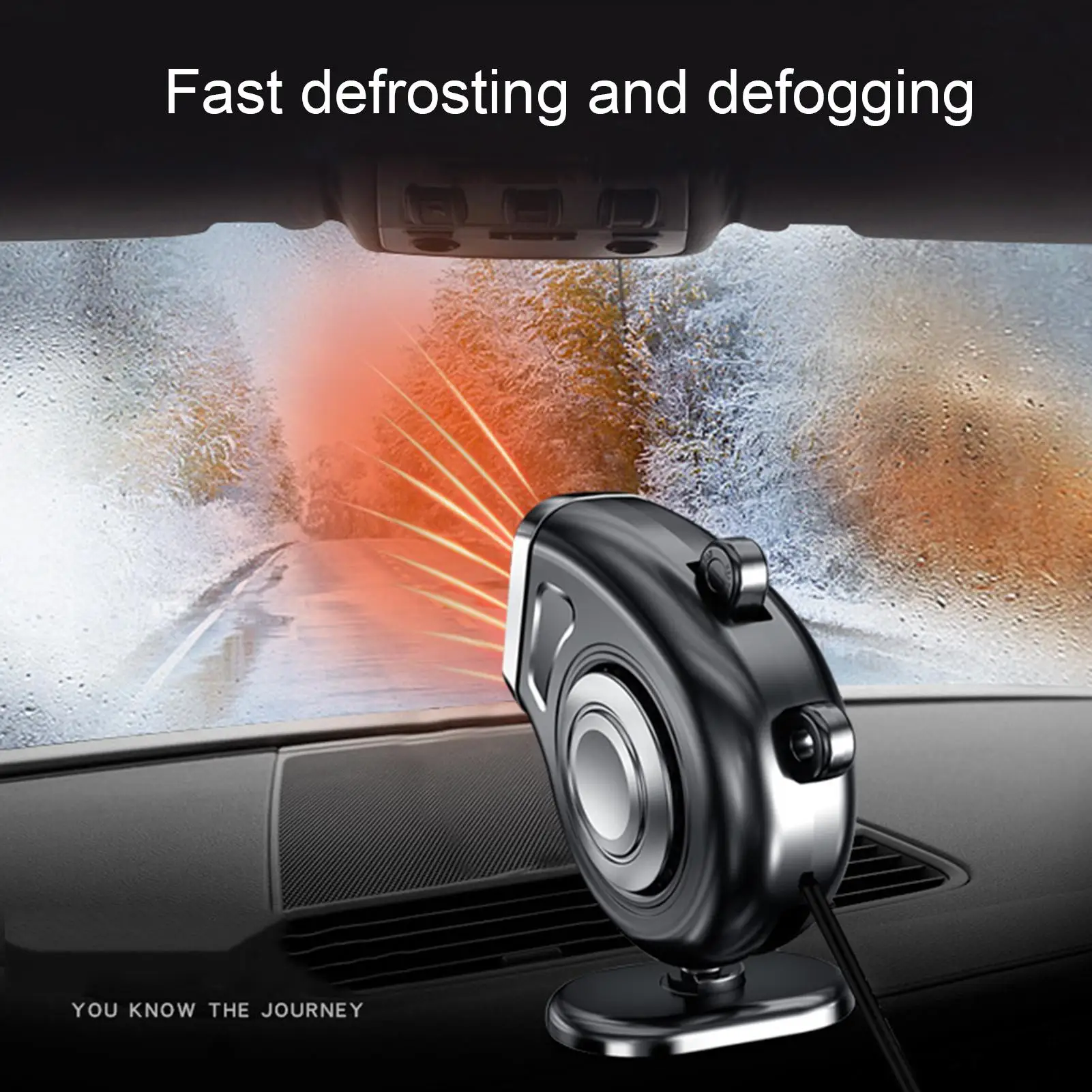 

12V 150W Warm Cold Dual Use Car Dashboard Type Windscreen Fan Heater Demister