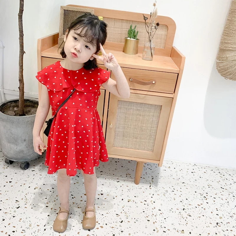 

2020 Summer Girl Dress Female Baby Korean Chiffon Dress Foreign Children's Princess Kids Dresses For Girls