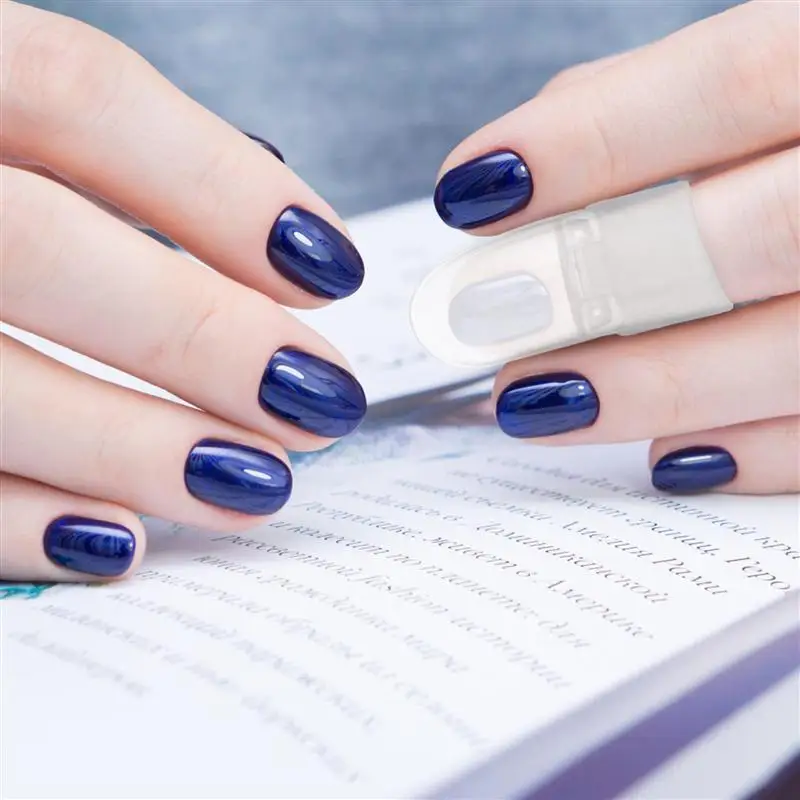 

20Pcs Nail Polish Varnish Protector Holder Manicure Finger Nail Art Tips Cover
