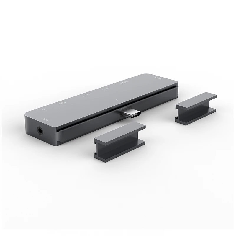 USB C концентратор мульти 3 0 с 2 со слотом для Sd Tf карты Aux портом 7 в 1 док-станция Macbook