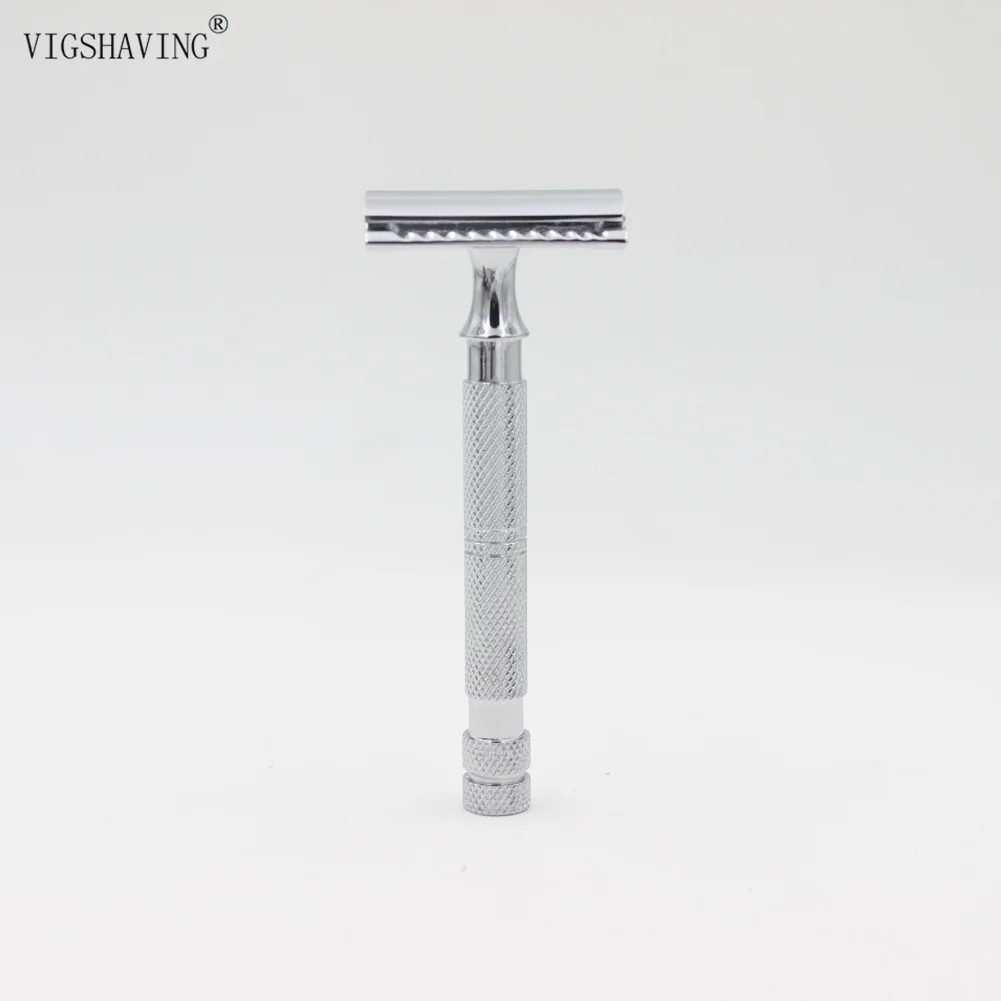 VIGSHAVING горячая Распродажа Нержавеющая сталь Double Edge Безопасность бритвы для Для