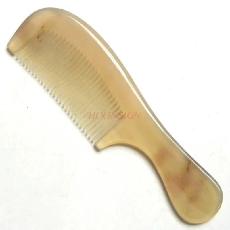 yellow comb Special Offer Large Shun Fat White Corner Comb Natural Yellow Cattle Combs Massage Hairbrush Hairdressing Supplies