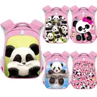 Рюкзак для подростков с изображением милой панды, 13-16 дюймов