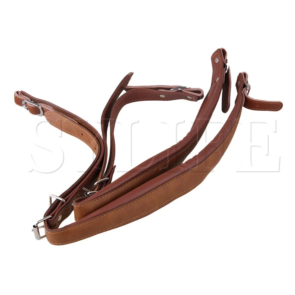 2 шт. наплечный ремень из искусственной кожи с пряжками| |