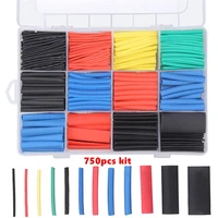 164270300328560750pcs heat shrink tube kit shrinking assorted polyolefin insulation sleeving heat shrink tubing wire cable
