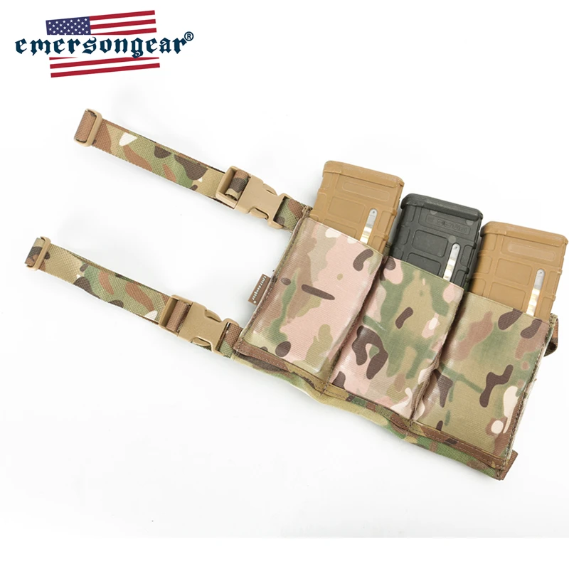 Emersongear Emerson тактическая страйкбольная охотничья высокоскоростная сумка с шестью упаковками, 556 223, эластичная резиновая сумка с держателем для журналов