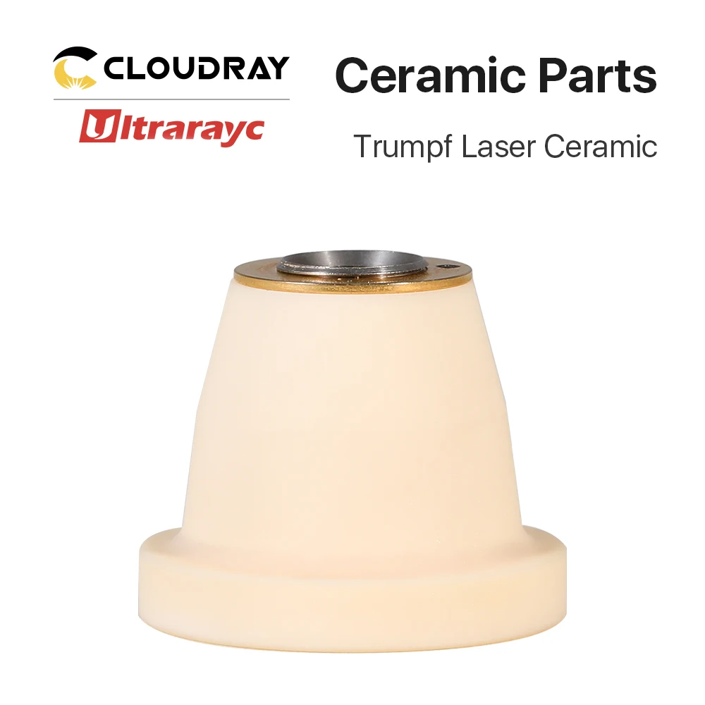 

Ultrarayc Trumpf E Type Laser Cutting Ceramic Parts For Fiber Laser Cutting Head Dia.41mm Height 33.5mm