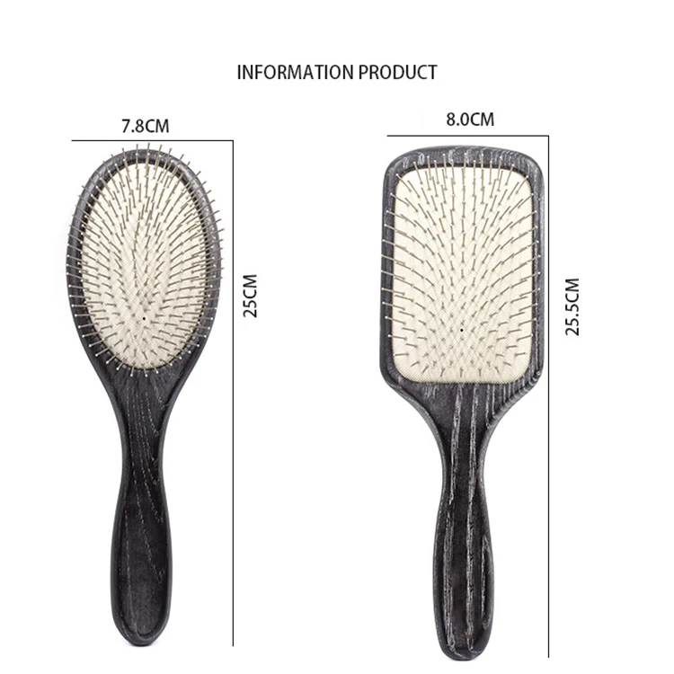 

Health Massage Comb Steel Needle Airbag Comb Hairdressing Comb Curly Hair Smoothing Hair Care Comb Wooden Air Cushion Comb