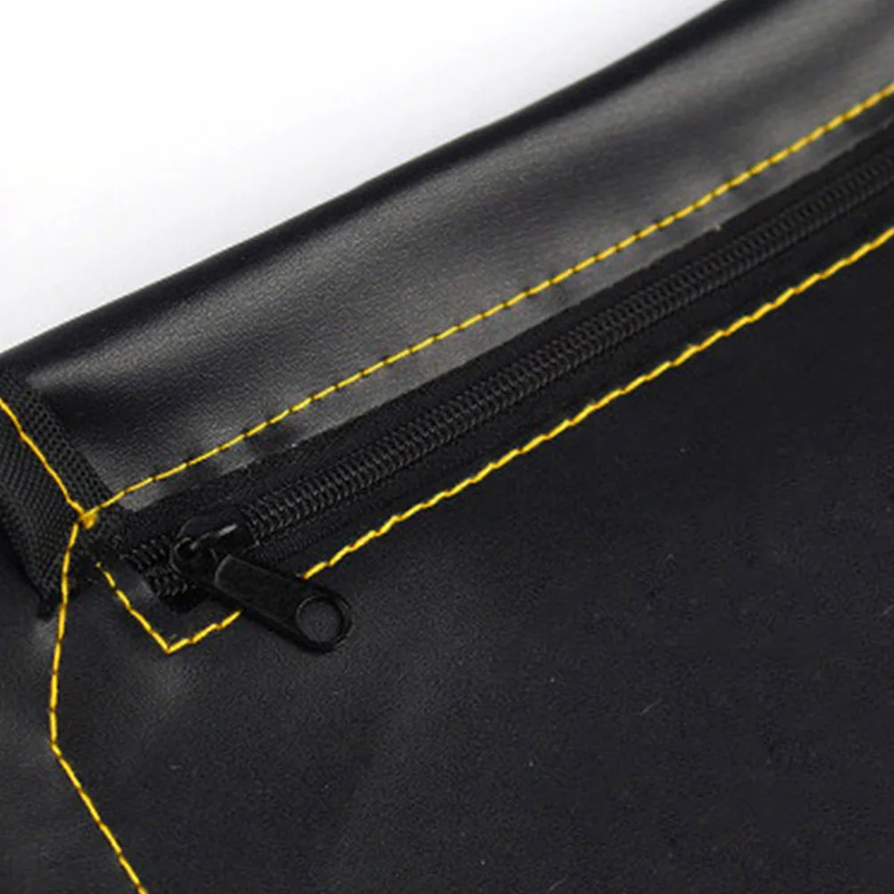 New Organizer Storage Bag PU Leather Portable Scooter Container Durable Under Seat Universal Cycling Motorcycle Windshield Front |