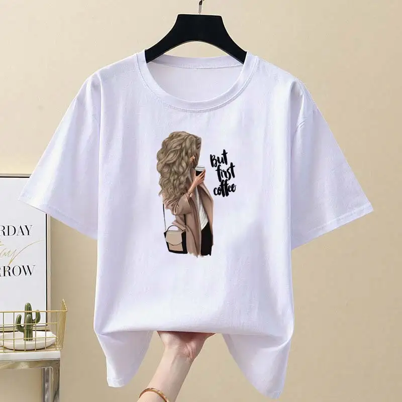 Но первый кофе патч для одежды женщины моющиеся теплопередачи деко значки Новый