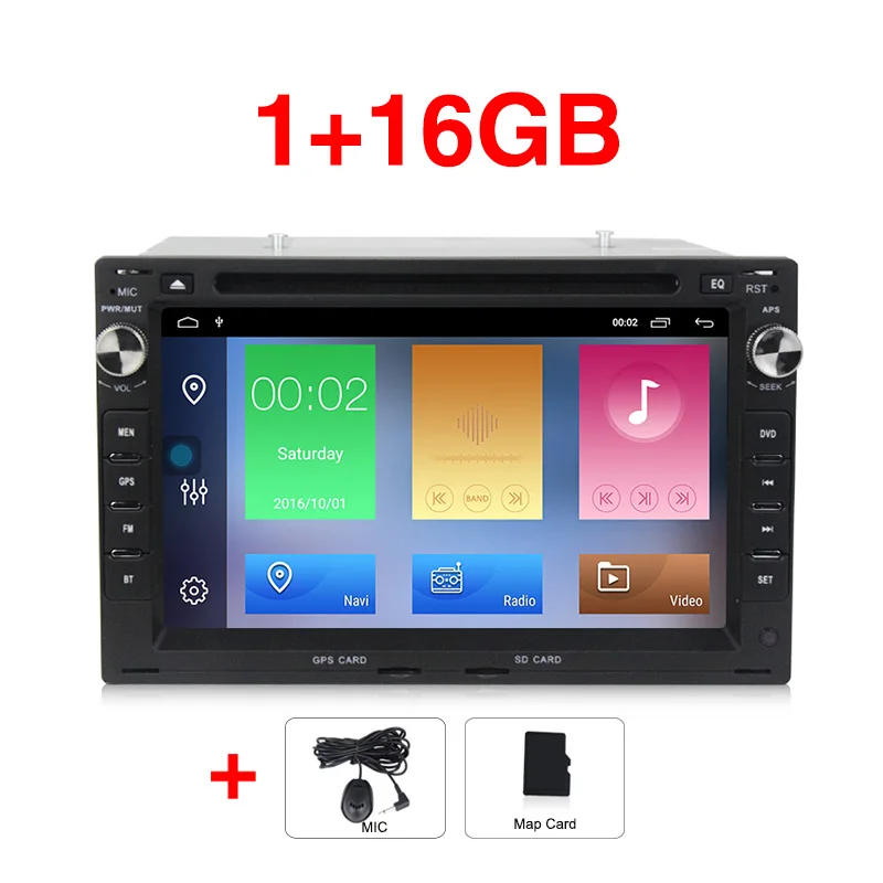 Car dvd 2din 2+ 32G Android 9,1 автомобильный dvd-плеер gps навигация для Фольксваген Пассат B5 MK5 Гольф транспортер поло радио FM BT wifi RDS - Цвет: Car dvd