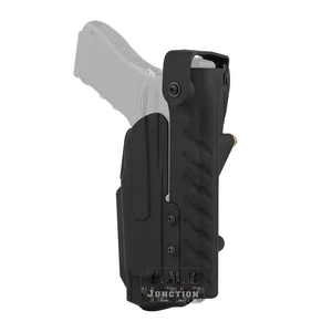 Тактическая система RTI, кобура с правой талией, со световым ремешком, SOC Level II, кобура для удержания для Glock 17 19, черный