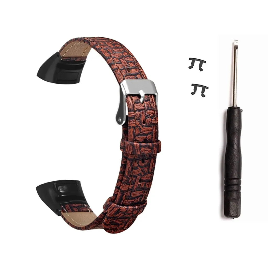 Замена волоконно-кожаных часов Ремешок Браслет для huawei Honor Band 5/4 унисекс тонкий ремешок 10 стилей роскошный модный подарок