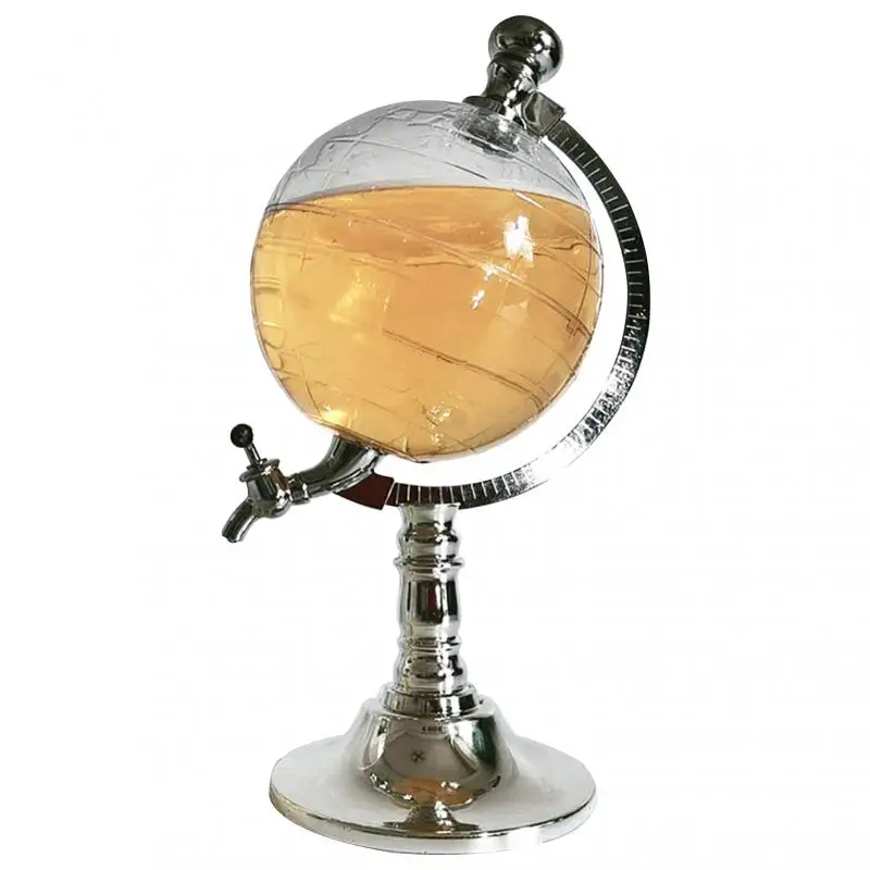 

1.5L Globe Shape Whiskey Wine Decanter Bar Restaurant Cafe Beer Glasses Drinks Machine Container Wine Dispenser Bar Barware Set