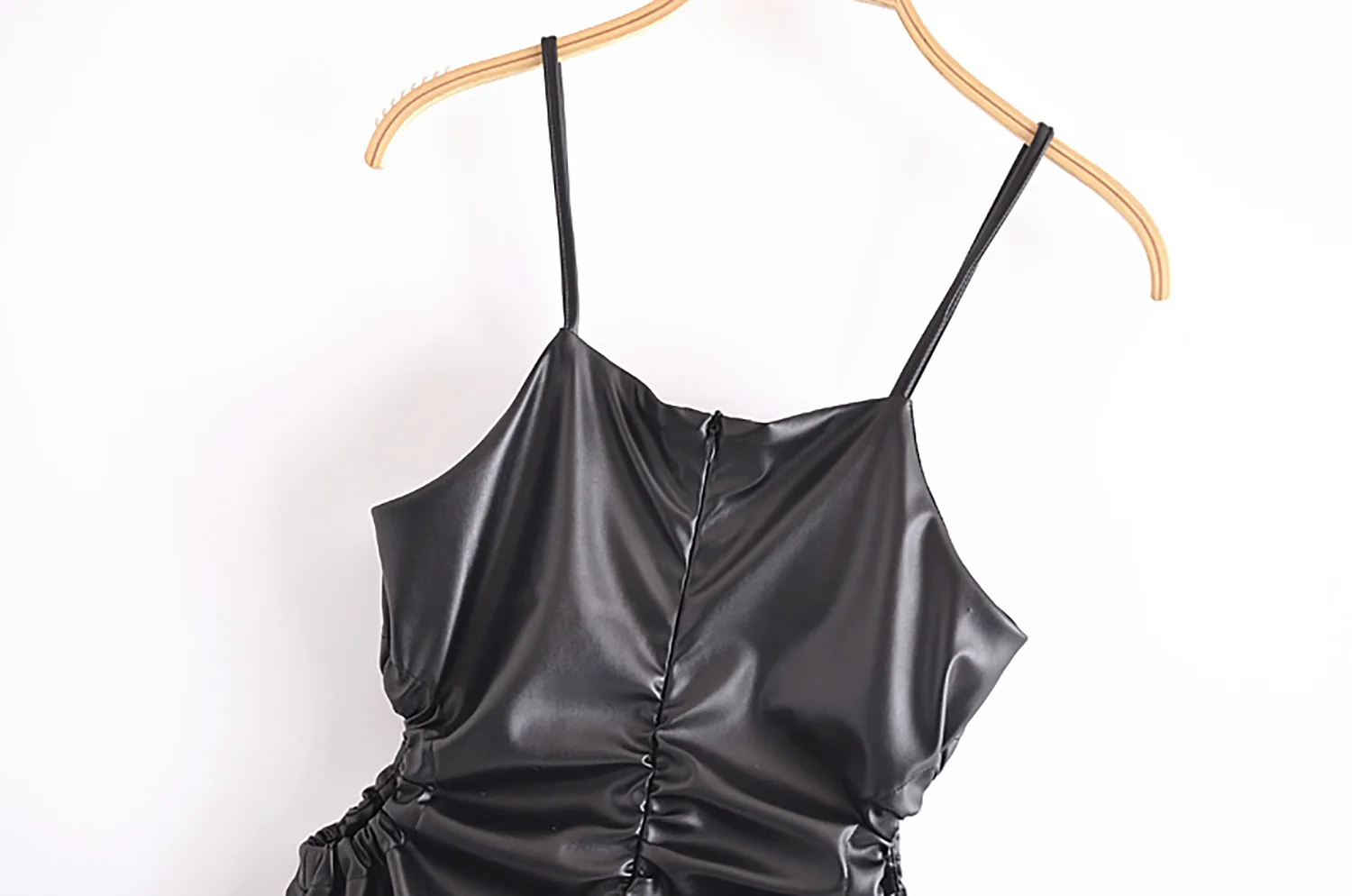 JC·KILIG 2021 Imitation Leather Dress W66085G