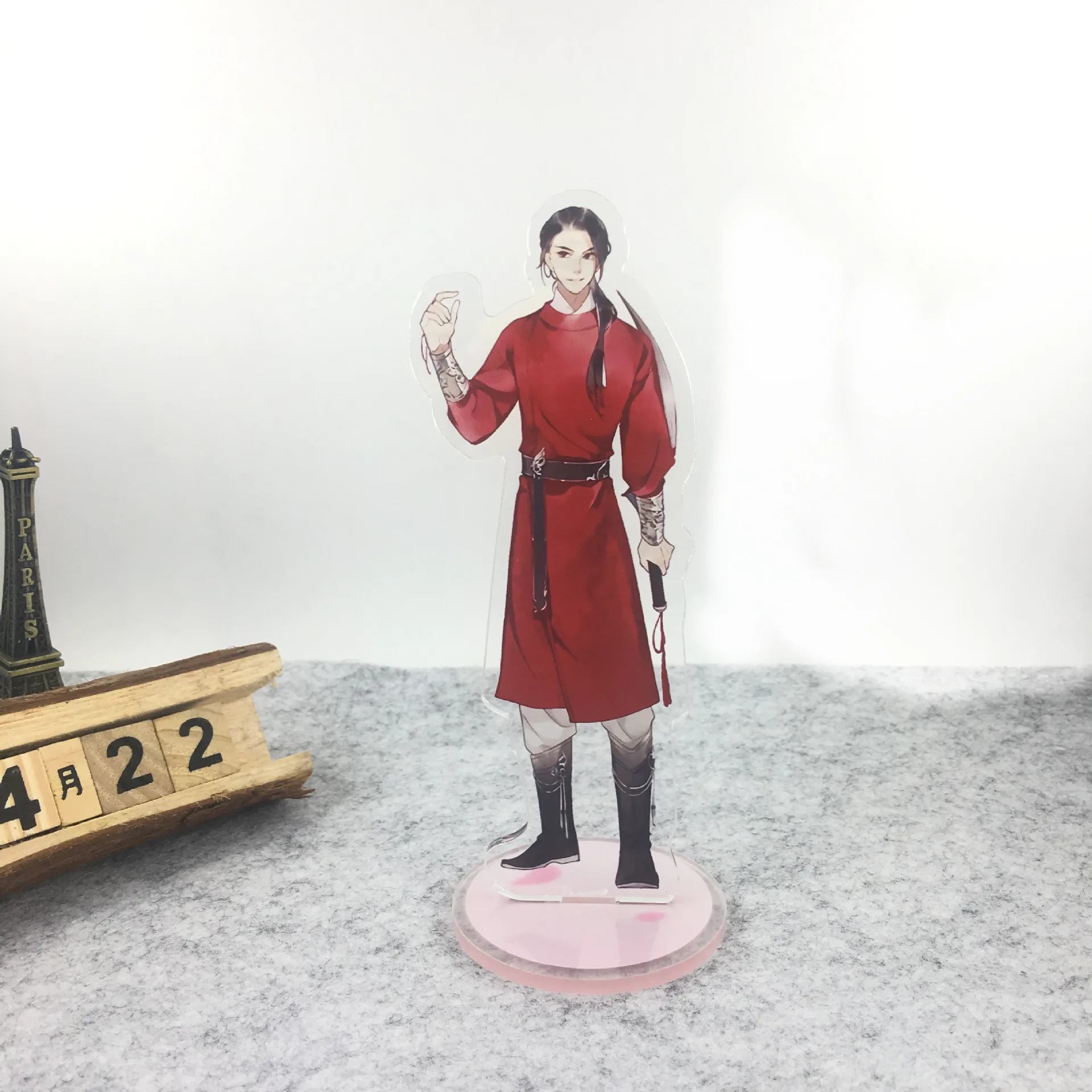 5 Tian Guan Ci Fu мультяшный акриловый брелок Hua cheng Xie lian, модный персонализированный брелок для ключей, аксессуары portachiavi Llavero 15 см - Цвет: 5