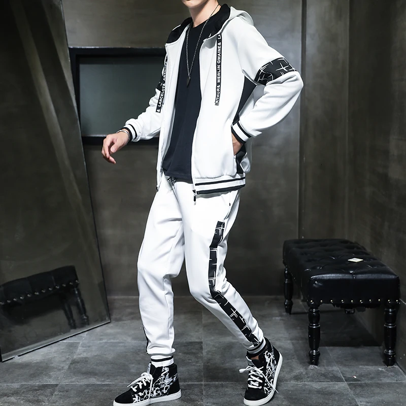 Зимняя одежда для мужчин Vette мужской спортивный костюм комплект 2019 толстовка с