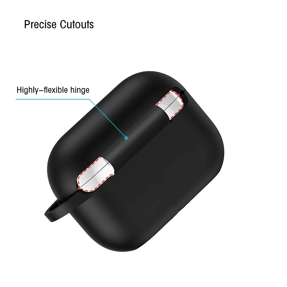 Беспроводной Bluetooth для apple airpods pro Air Pods 3 крышка жидкостный Мягкий силиконовый