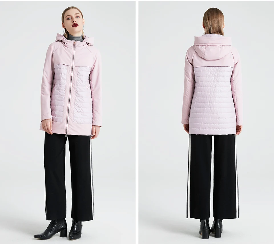 MIEGOFCE New Fashion Collection Spring Autumn Women's Short Jacket With A Hood Windproof Insulated European Style Coat