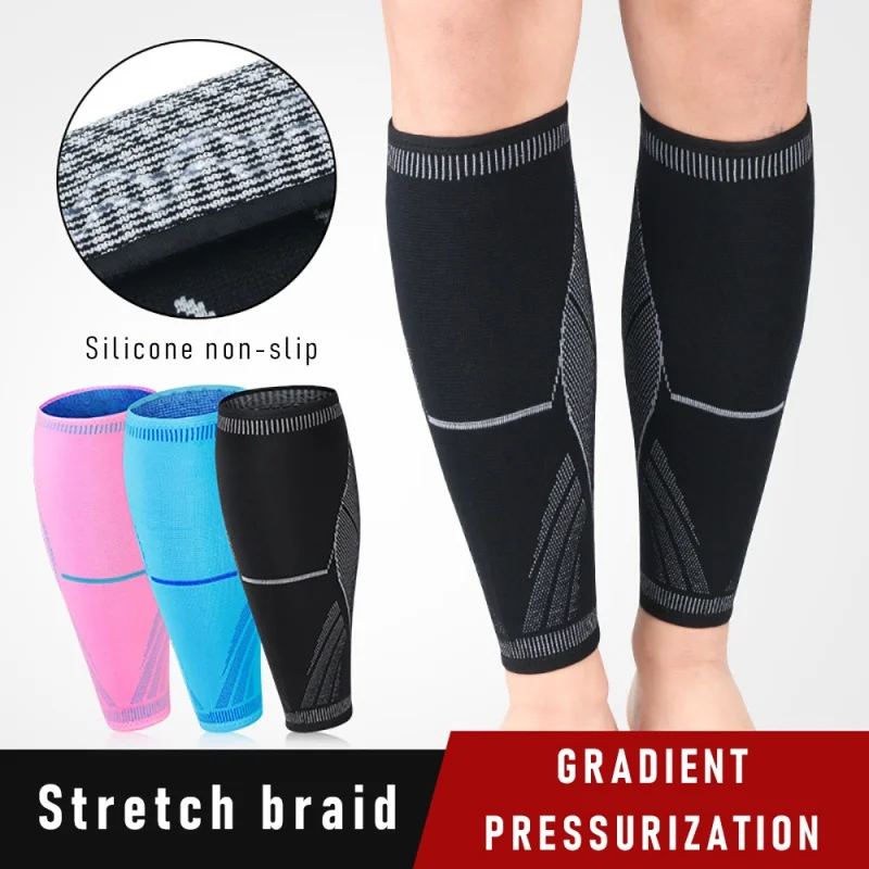 

1PC Compression Calf Sleeve Basketball Volleyball Men Support Calf Elastic Cycling Leg Warmers Running Football Sport Leg Sleeve