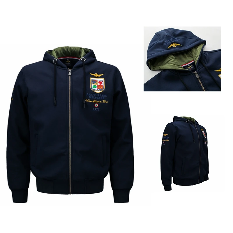 

itself Men's Jacket Hoodie Sweatshirt Coat Military Cotton Thicken Zipper Retro American Casual Wear Mantle Men Drop Shipping