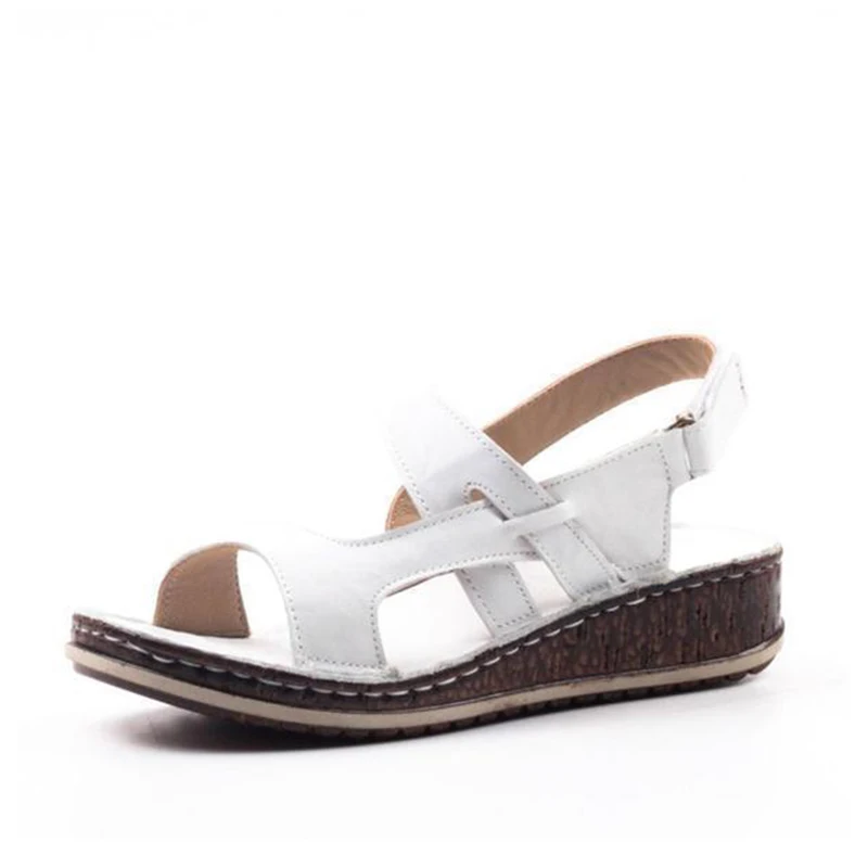 

Platform Wedges Sewing Buckle Strap Ladies Open Toe SlingBack Female Fashion Casual Shoes Summer Women Gladiator Sandals