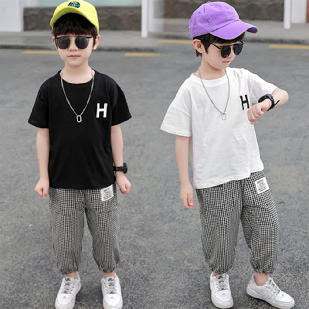 

Summer Suit Boy Sets Clothing For Boys Baby Clothes Kids Boy Short Sets For Summer New Stylish Cotton Cartoon Design Suit