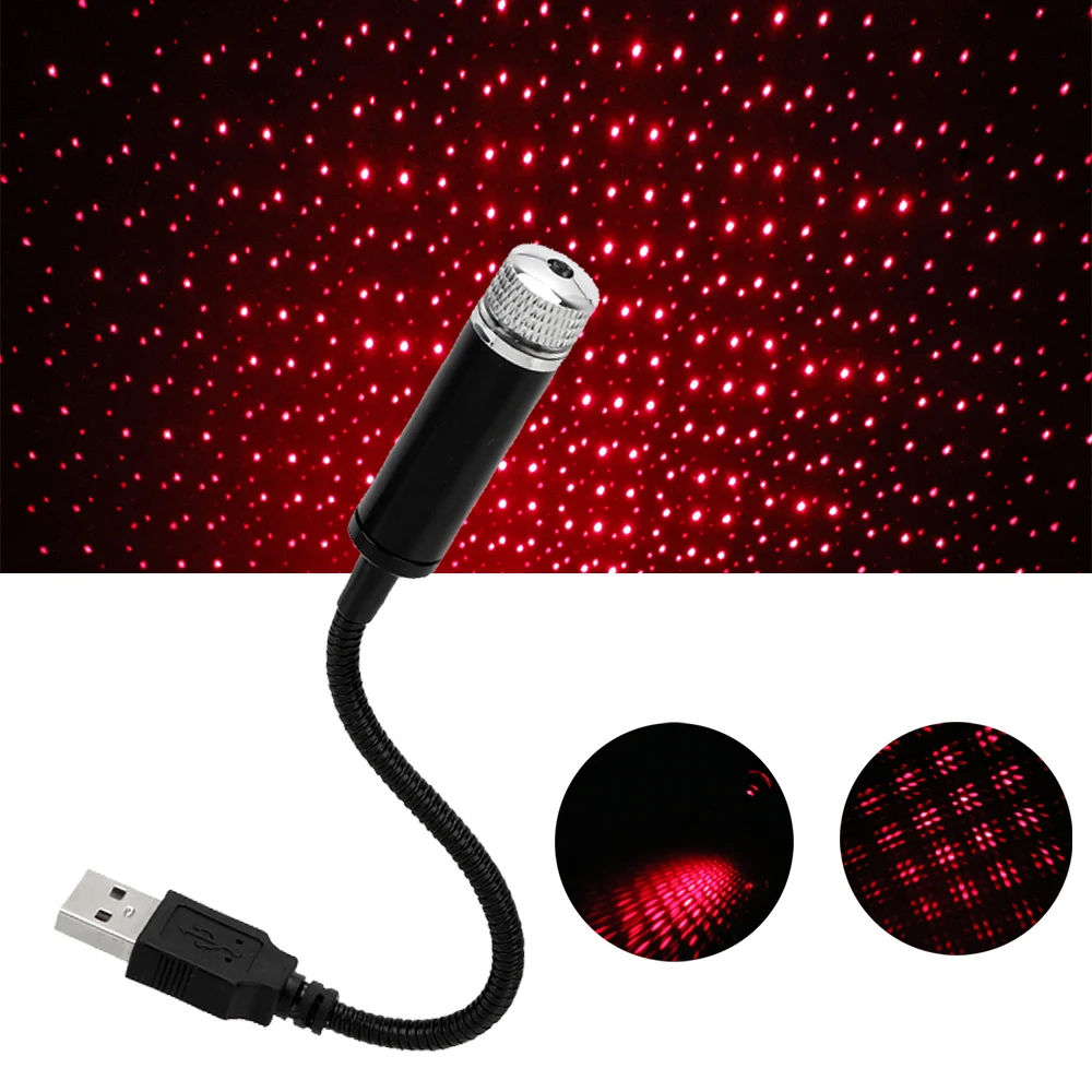 FORAUTO USB светодиодный автомобиль атмосферная лампа устанавливаемый на крыше