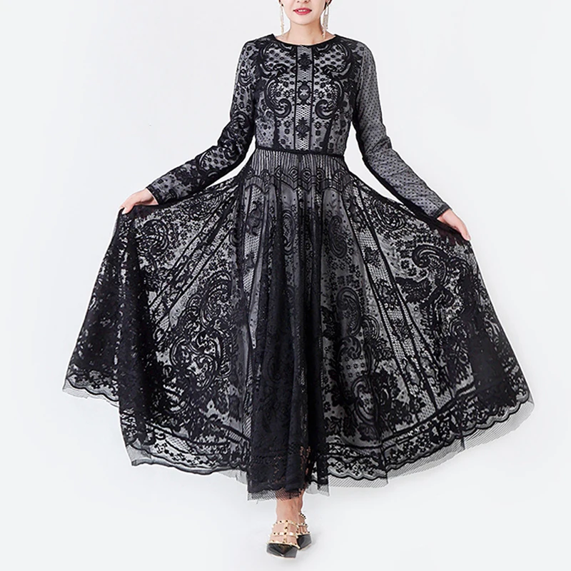 Black dress Черное мусульманское платье Дубай abaya Soiree турецкие вечерние платья Хиджаб ислам одежда Абая для женщин Grote Maten Dames Kleding - Цвет: Black dress