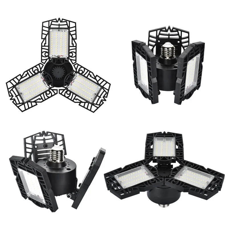 

3 Type 60W Sensor Led Garage Light UVC Lamps Industrial for Garage Workshop Warehouse 6000lm High Bay Light Garage Accessories