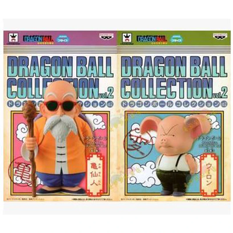 

10cm-14cm BANDAI Dragon Ball Uron Master Roshi Action PVC Collection Model Toy Anime Figure Toys For Kids