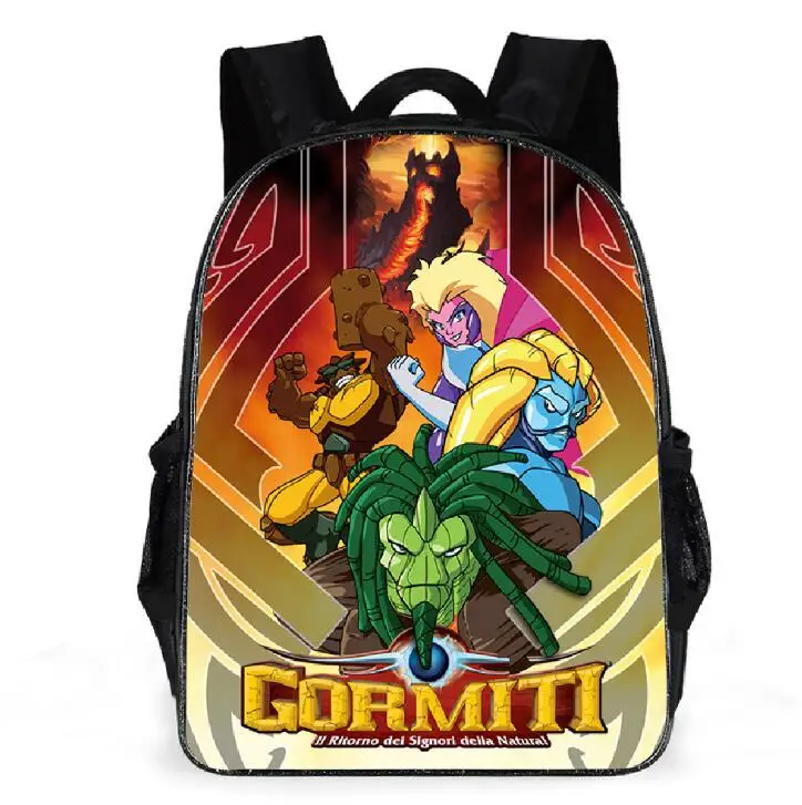 Игры Gormiti дети мультфильм 3D школьные сумки мальчики девочки начальной школы