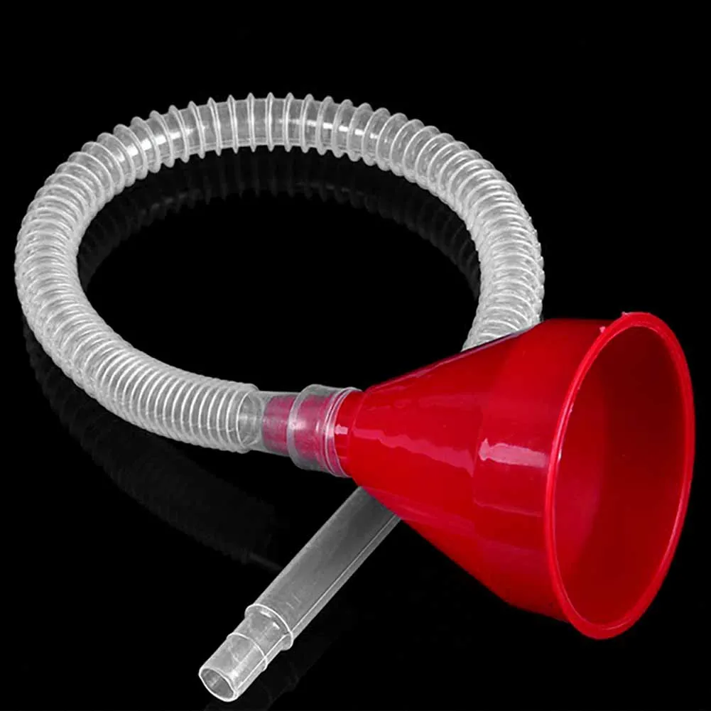 

Car Motorcycle Plastic With Pipe Automotive Universal Repair Tool Flexible Leakproof Durable Pouring Oil Funnel