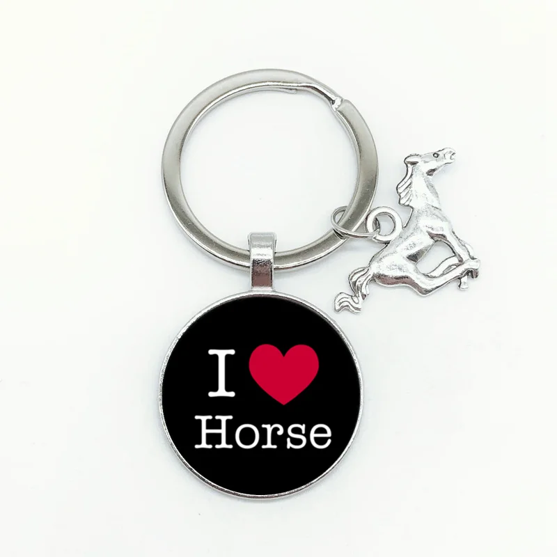 Брелок с надписью I love horse Ride модный Индивидуальный подвеской в виде лошади