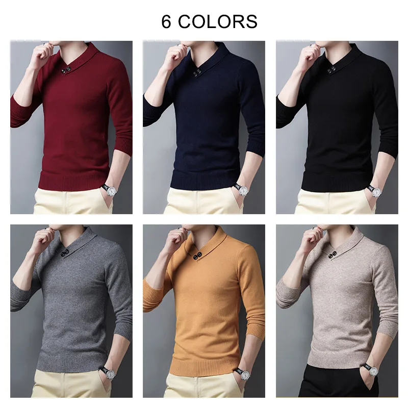 coodrony high quality soft warm autumn winter turtleneck sweater men streetwear fashion casual cotton pullover jumper tops c1228 free global shipping