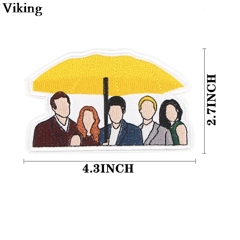 Как я встретил вашу маму мультфильм патчи железа на патч Diy Швейные значки