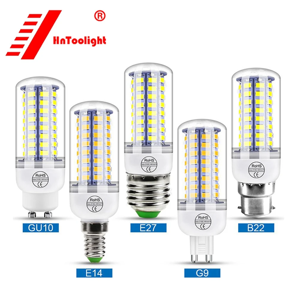 Светодиодный лампы 24 светодиодный s E27 E14 B22 E12 GU10 G9 220v 230v Светодиодная лампа