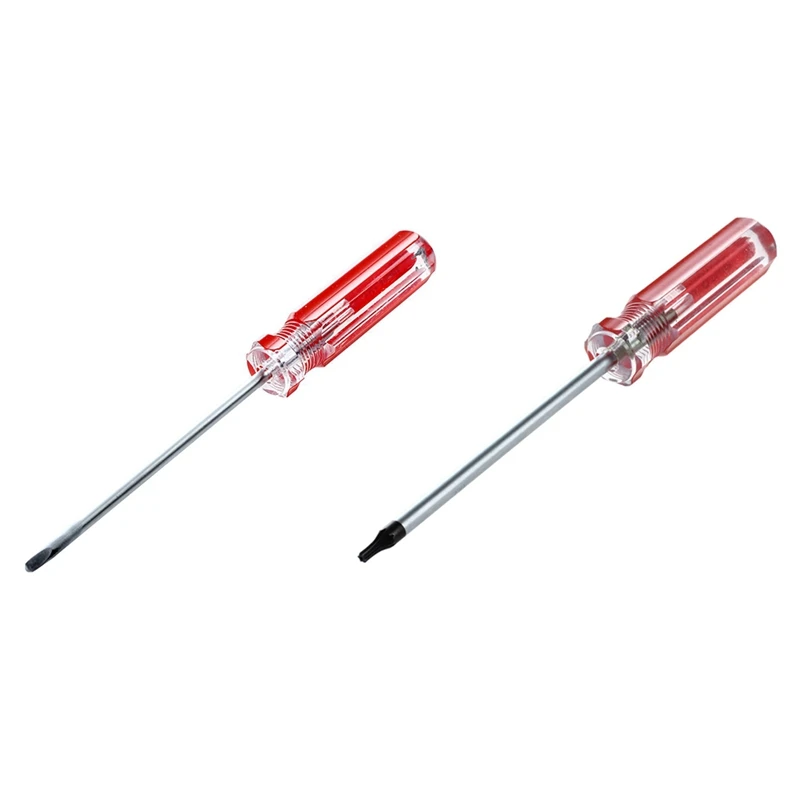

Nonslip Plastic Handle 2.3Mm Magnetic Tip Head Screwdriver & T10 3Mm Magnetic Tip Plastic Grip Torx Security Screwdriver