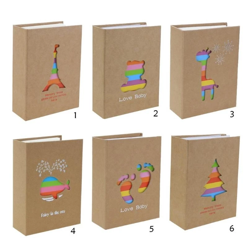 Фотоальбом на 100 страниц с межлистьями 6 дюймов рамка для мгновенного хранения