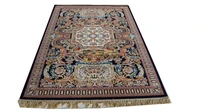 thick and plush rug handmade turkish wool knitting carpets folk art fashionable household decorates circular