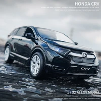 132 honda crv suv alloy car model diecast metal toy vehicles car model high simulation sound and light collection kids toy gift