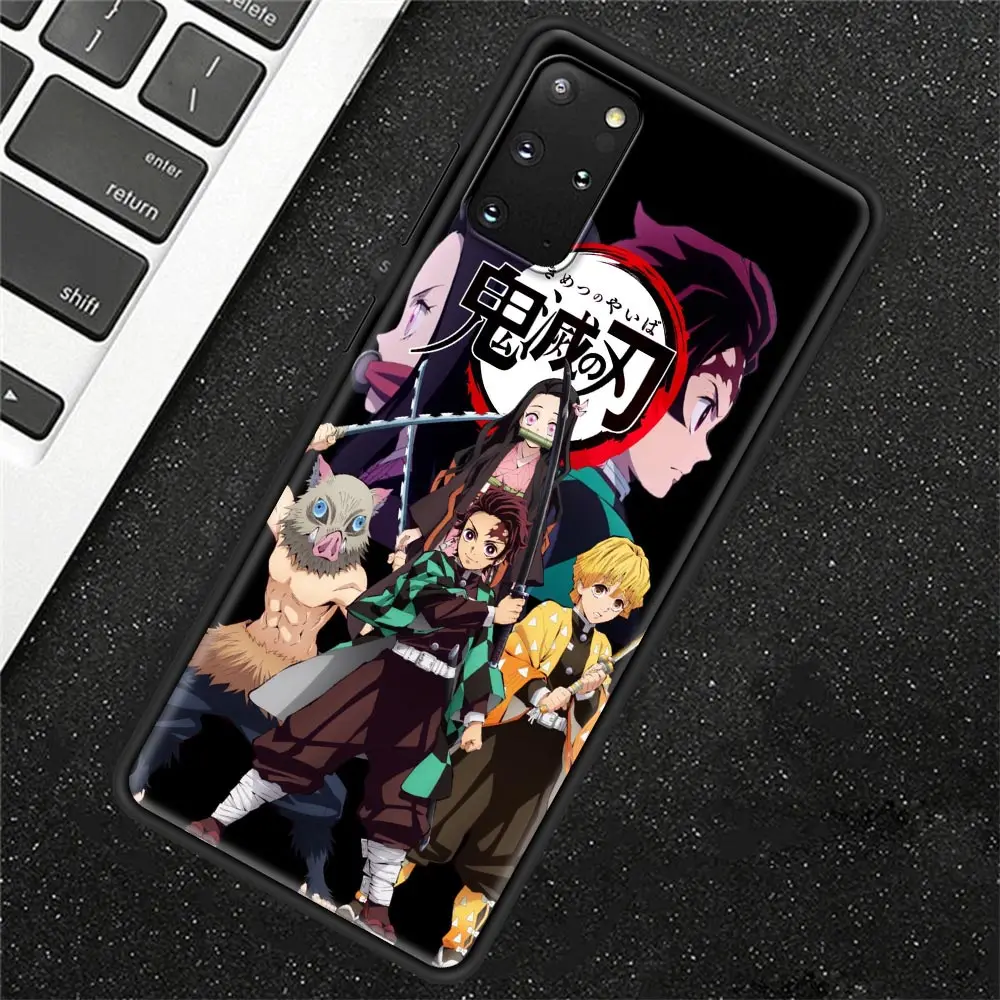 Demon Slayer Kimetsu No Yaiba Phone Cases for Samsung Galaxy S10 S21 FE S22 Ultra 5G S8 S9 Plus S10 Lite S20 TPU Soft Casing