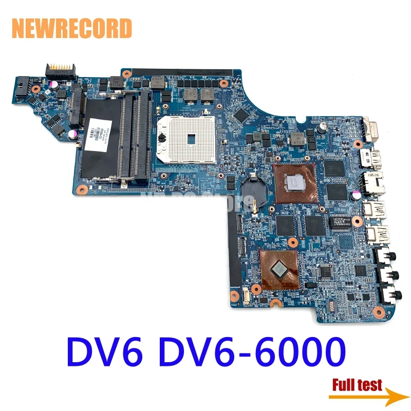 650854-001 para hp Newrecord Pavilion Dv6-6000 Portátil Placa-mãe Soquete Fs1 Ddr3 Hd6750 1gb Totalmente Teste 665284-001 665281-001 Dv6