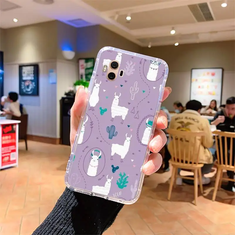 

Llama Alpaca pattern Phone Case For Samsung s7 8 9 10 lite 20 note20 a71 21 4 5 6edge plus Cover Fundas Coque