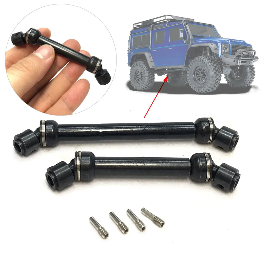 Универсальный приводной вал CVD 88-113 мм 112-152 для 1/10 RC Crawler SCX10 90046 WRAITH 90018 Traxxas TRX4 D90 2 шт.