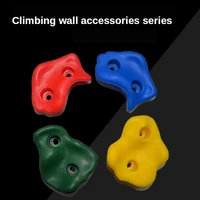 play equipment climbing wall accessories children rock climbing plastic wood wall stones hand feet holds grip kits random color