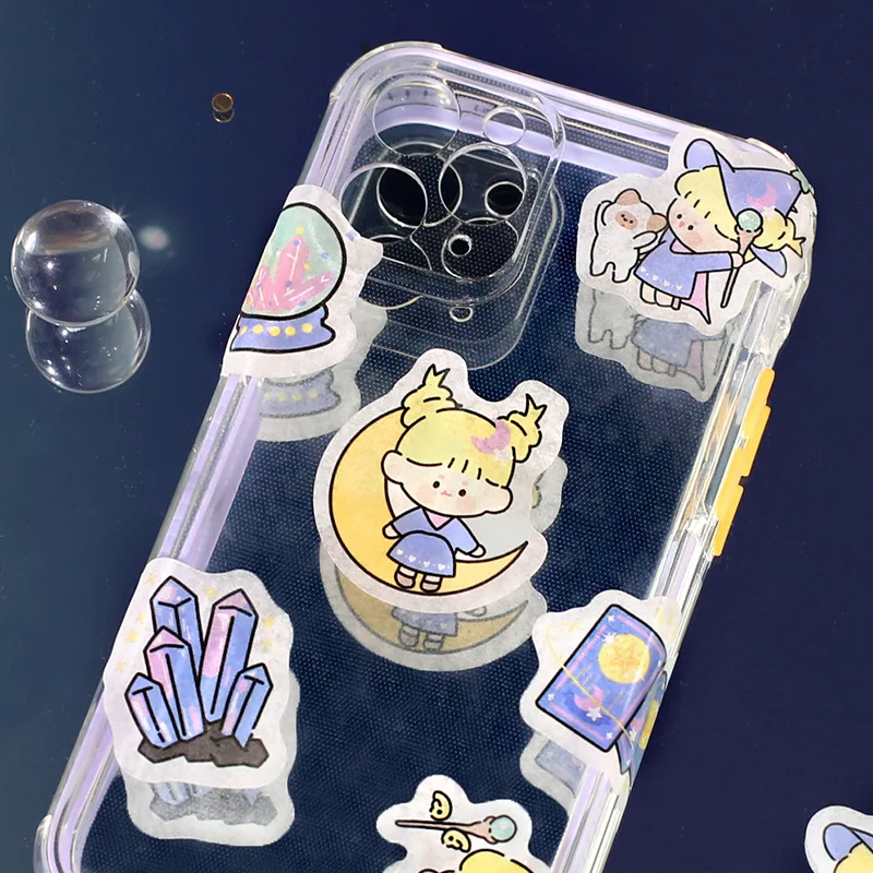 45 шт./милое звездное небо волшебная девушка серия декоративные наклейки сделай