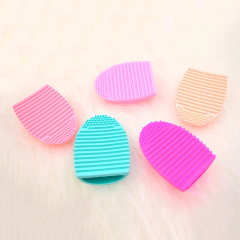 Профессиональная силиконовая Кисть для макияжа 5 цветов инструмент чистки